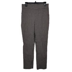 Joseph Ribkoff Black Polka Dot Stretch High Rise Pull On Pants Size 10 Office H5